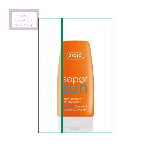 Ziaja Sopot Sun, Krem przeciw zmarszczkom SPF 30 - wysoka ochrona, wersja 2011