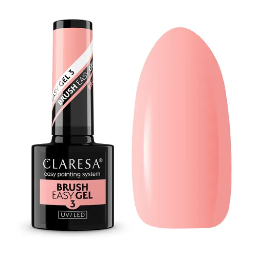 Claresa Easy Painting System, Brush Easy Gel UV/LED (Żel budujący do paznokci (różne kolory)) - 2