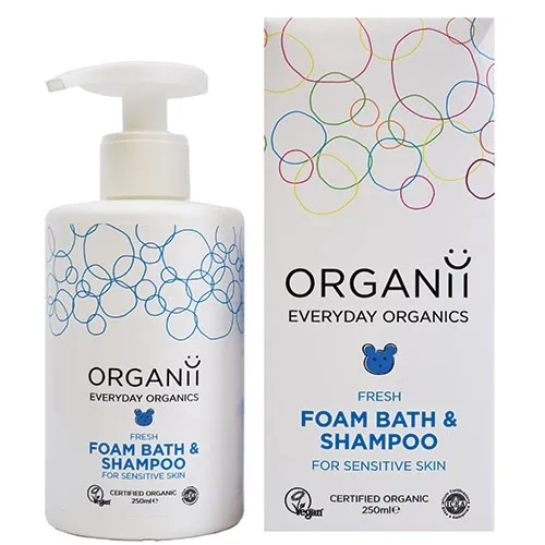 Organii Fresh, Foam Bath & Shampoo (Pianka do kąpieli i szampon 2w1)