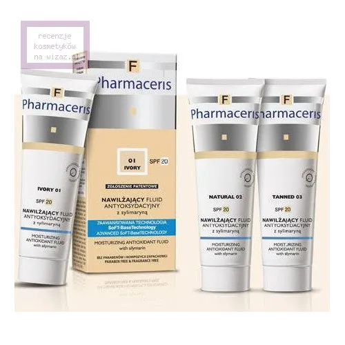 Pharmaceris F, Nawilżający fluid antyoksydacyjny z sylimaryną SPF 20