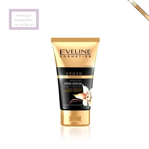 Eveline Cosmetics Argan Gold Edition, Waniliowy krem - serum do rąk i paznokci - 2
