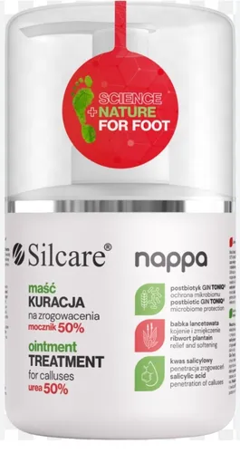 Silcare Nappa, Mocznik 50%, Maść-kuracja na zrogowacenia