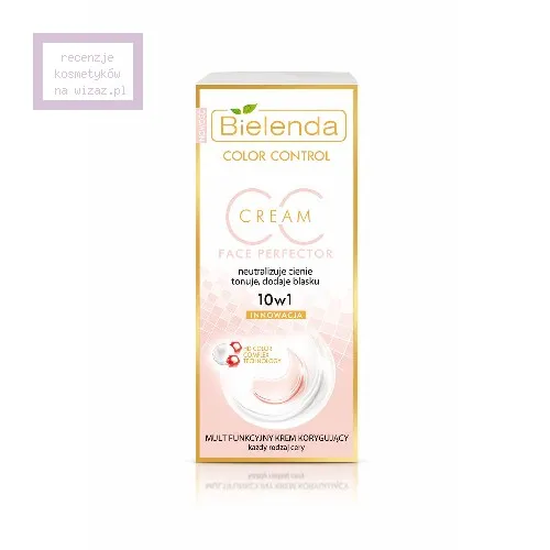 Bielenda Color Control, Face Perfector CC Cream 10 in 1, Krem korygujący CC 10 w 1 neutralizujący cienie