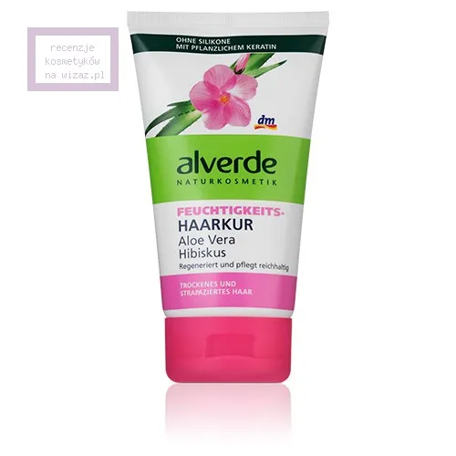 Alverde Feuchtigkeits - Haarkur Aloe Vera Hibiskus (Maska z aloesem i hibiskusem)