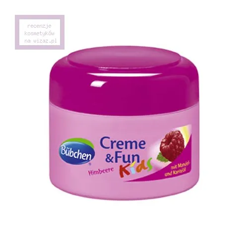 Bubchen Creme & Fun Kids Himbeere (Owocowy krem do pielęgnacji twarzy)