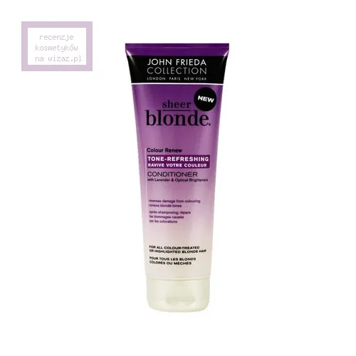 John Frieda Sheer Blonde, Colour Renew Tone-Refreshing Conditioner (Odżywka neutralizująca odcienie żółte na włosach blond)