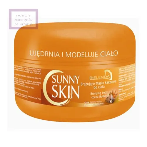 Bielenda Sunny Skin, Brązujące masło kakaowe do ciała