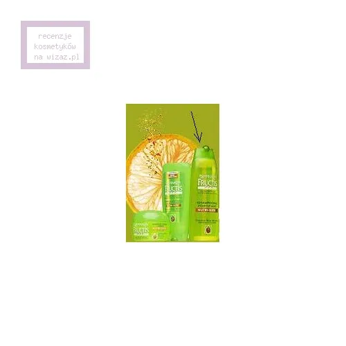 Garnier Fructis, Nutri - Gładki, Szampon wzmacniający włosy suche (stara wersja)