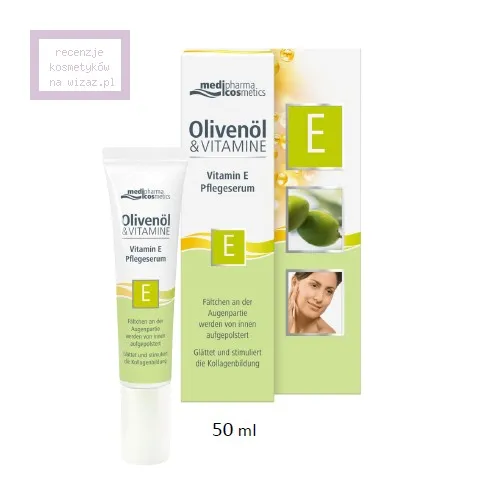 Medipharma Homburg Olivenol & Vitamine, Vitamin E Pfelgeserum (Serum pielęgnacyjne z witaminą E)