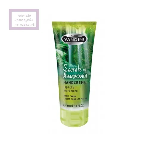 Aldo Vandini Secrets of Amazonia, Handcreme (Krem do rąk)
