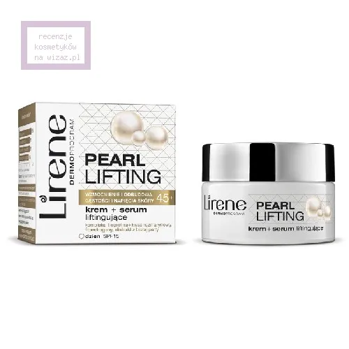 Lirene Dermoprogram Pearl Lifting 45+, Krem + serum liftingujące