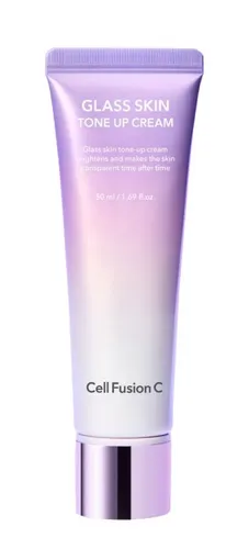 Cell Fusion C Glass Skin, Tone Up Cream (Tonujący krem wygładzający do twarzy)