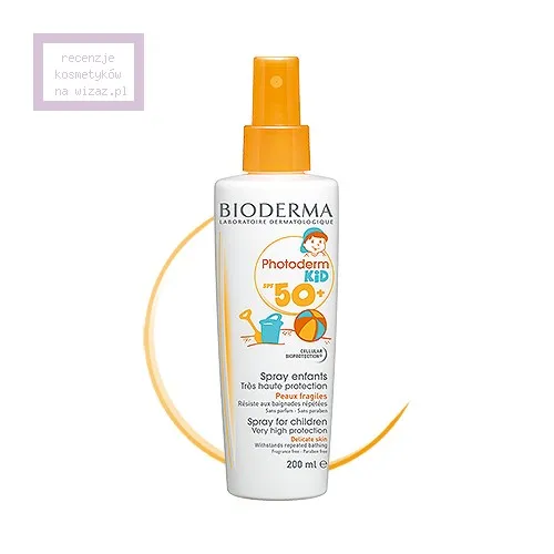 Bioderma Photoderm, Kids Spray SPF 50+ (Specjalna ochrona przeciwsłoneczna dla delikatnej skóry dzieci w sprayu (stara wersja))