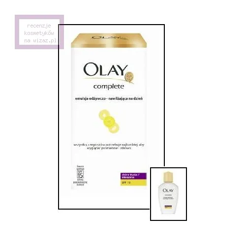 Olay Complete, Emulsja odżywczo - nawilżająca na dzień do skóry tłustej i mieszanej SPF15