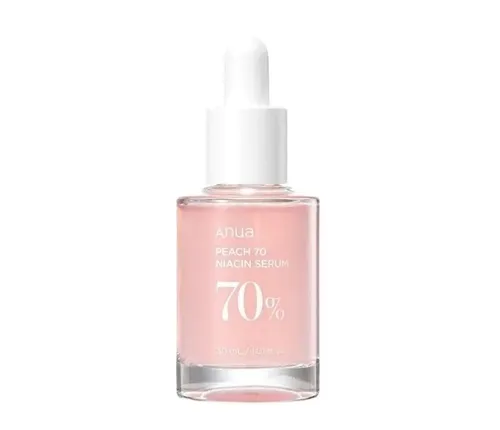 Anua Peach 70%, Niacin Serum (Rozjaśniające serum do twarzy)