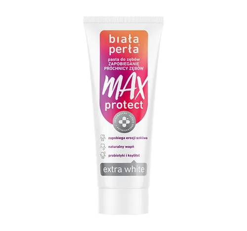 Biała Perła Max Protect, Extra White, Toothpaste (Wybielająco-ochronna pasta do zębów)