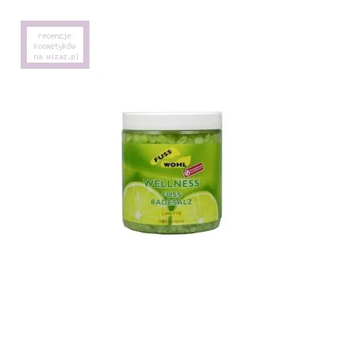 Fusswohl Wellness, Fuss Badesalz `Limette` (Sól do kąpieli stóp `Limetka`)