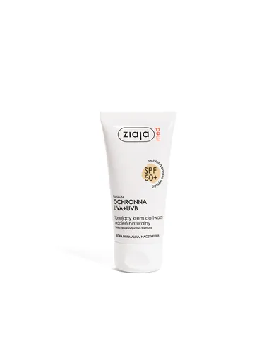 Ziaja Kuracja ochronna UVA+UVB, Tonujący krem do twarzy SPF50+