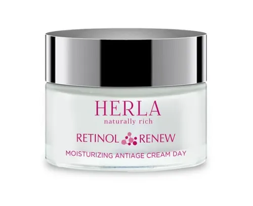 Herla Retinol Renew, Moisturizing Anti-Age Cream Day (Krem do twarzy na dzień z retinolem)