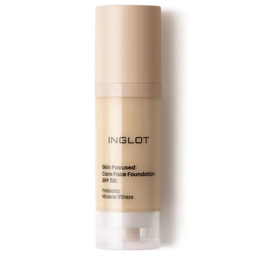 Inglot Skin Focused, Care Face Foundation SPF50 (Pielęgnacyjny podkład do twarzy SPF50)
