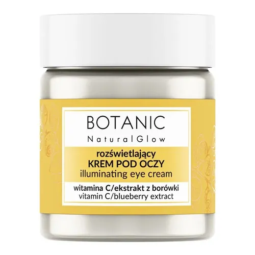Botanic Skin Food Natural Glow, Rozświetlający krem pod oczy