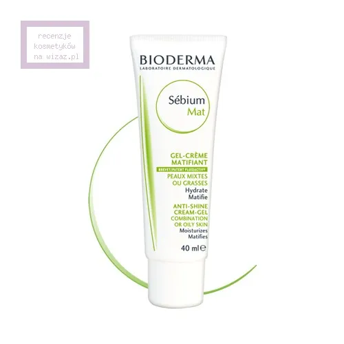 Bioderma Sebium Mat, Anti - Shine Cream - Gel (Krem matujący dla skóry tłustej i mieszanej)