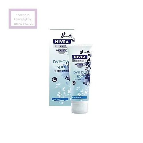 Nivea Visage Young, Pure Effect, Bye - Bye Spot! Night Care (Krem na noc przeciw wypryskom)