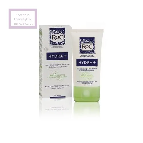 RoC Hydra +, Matifying Re - Sourcing Care Fresh Hydrating Gel (Odświeżająco - matujący krem / żel do cery mieszanej)