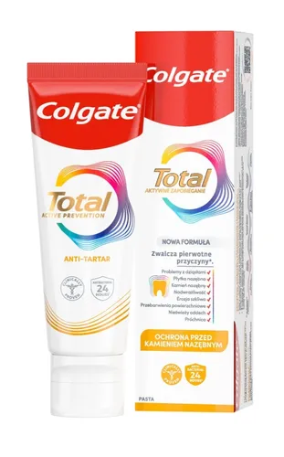 Colgate Total, Active Prevention, Anti-Tartar Toothpaste (Ochrona przed kamieniem nazębnym, Pasta do zębów)