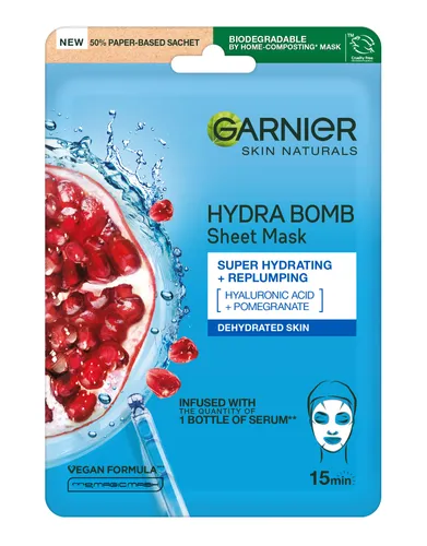 Garnier Hydra Bomb Sheet Mask (Maska na tkaninie) - 1