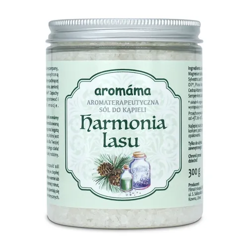 Aromama Harmonia Lasu, Aromaterapeutyczna sól do kąpieli