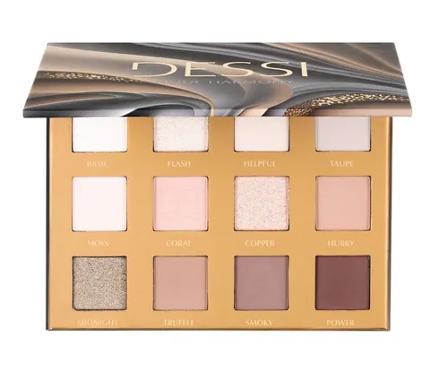 Dessi Nude Harmony, Eyeshadow Palette (Paleta cieni do powiek)