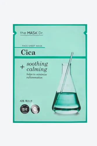 Action The Dr.Mask, Cica Soothing & Calming Face Sheet Mask (Łagodząca maska do twarzy w płachcie)