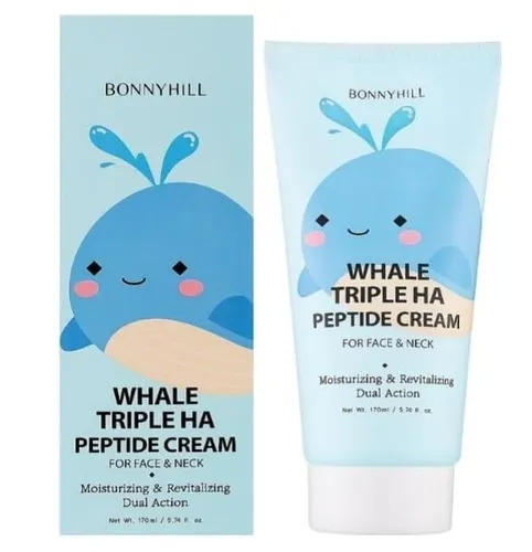 Bonnyhill Whale Triple HA Peptide Cream (Nawilżający krem do twarzy i szyi)