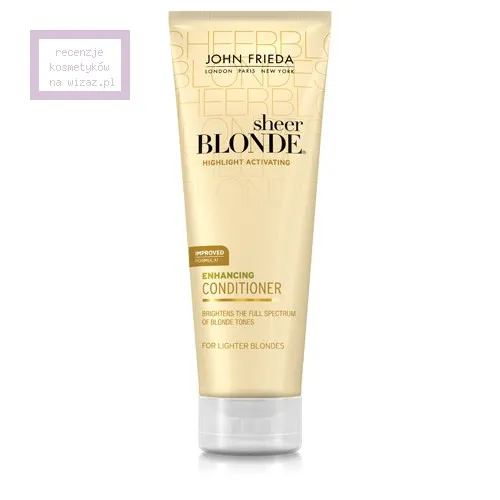 John Frieda Sheer Blonde, Highlight Activating Enhancing Conditioner, Platinum to Champagne (nowa wersja) (Odżywka rozświetlająca do włosów)