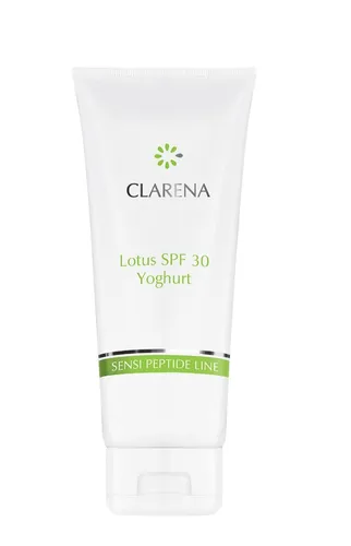 Clarena Sensi Peptide Line, Lotus Yoghurt SPF30 (Przeciwsłoneczny jogurt SPF30) - 1