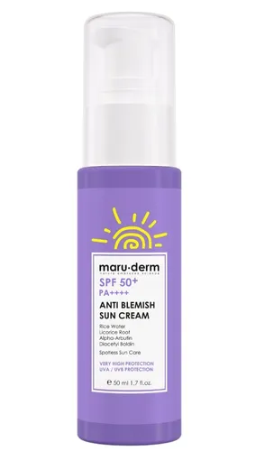Maru Derm Anti Blemish Sun Cream SPF50+PA++++ (Krem do twarzy przeciw przebarwieniom SPF50+)