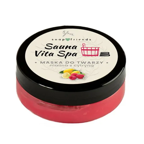 Soap & Friends Sauna Vita Spa, Maseczka do twarzy "Malina z Cytryną" - 1