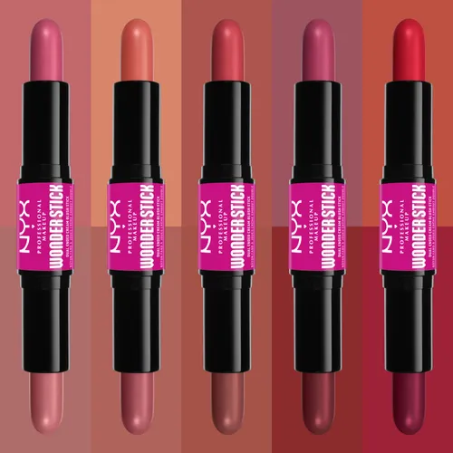 NYX Professional Makeup Wonder Stick, Cream Blush (Dwustronny róż w sztyfcie) - 3