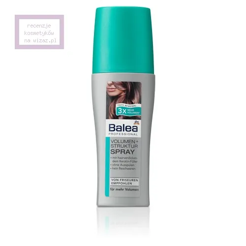 Balea Professional, Volumen + Struktur Spray (Spray zwiększający objetość włosów)