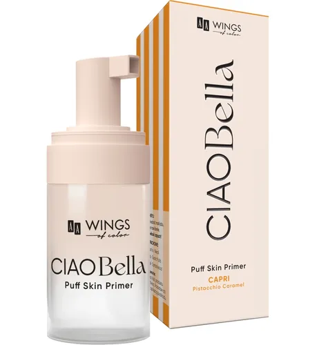 AA Wings of Color Ciao Bella, Capri Pistacchio Caramel, Puff Skin Primer (Nawilżająca baza pod makijaż)