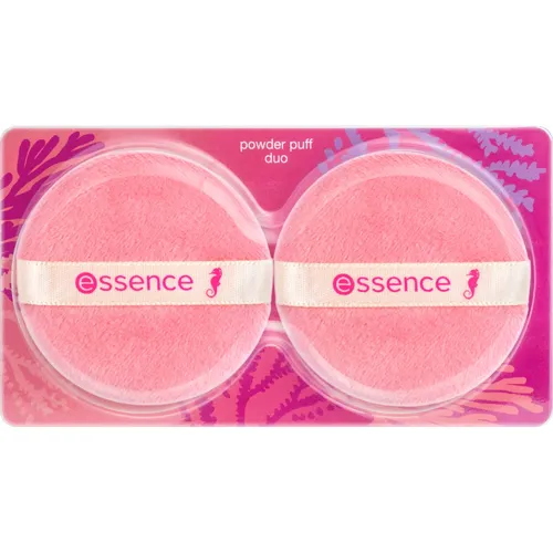 Essence Live Life in Coral, Powder Puff Duo (Puszek do pudru)