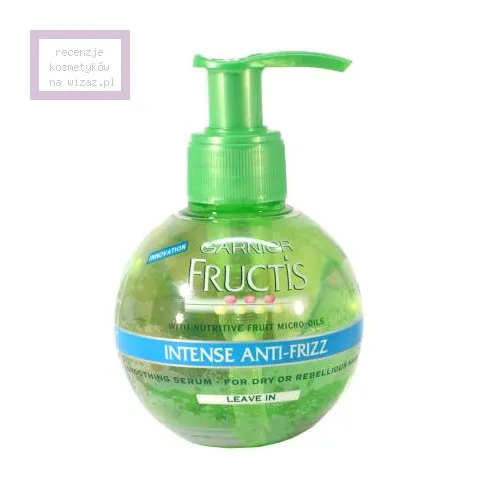 Garnier Fructis, Intense Anti-Frizz [Force Lissante Anti-Frisottis] (Kuracja - serum wygładzające)
