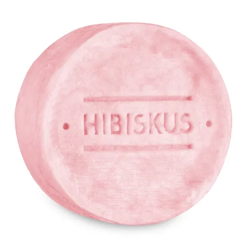 Ministerstwo Dobrego Mydła Hibiskus, Humektantowy szampon w kostce 2w1 - 1