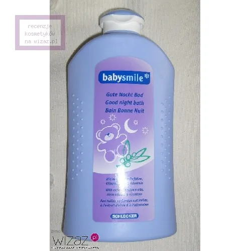 Schlecker Babysmile, Good night bath (Płyn do kąpieli na dobranoc)