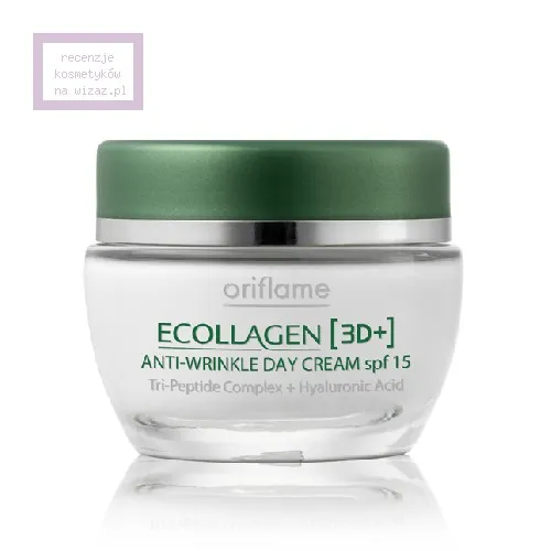 Oriflame Ecollagen [3D+], Anti - Wrinkle Day Cream SPF 15 (Krem przeciwzmarszczkowy na dzień)