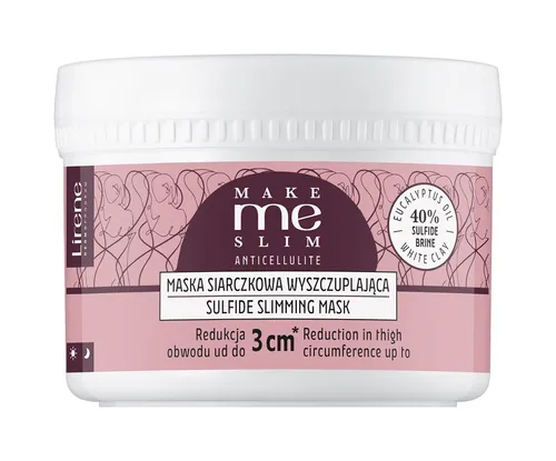 Lirene Dermoprogram Make Me Slim Anticellulite, Maska siarczkowa wyszczuplająca