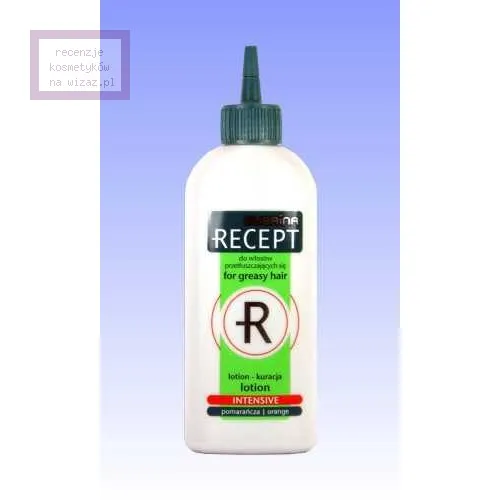 Ilirija Subrina Recept, Lotion Intensive (Kuracja do włosów przetłuszczających się)