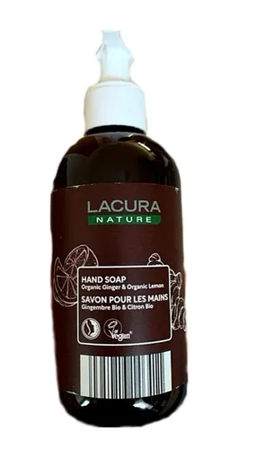LaCura Natur, Organic Ginger &Organic Lemon, Hand Soap (Imbir i Cytryna, Mydło w płynie)