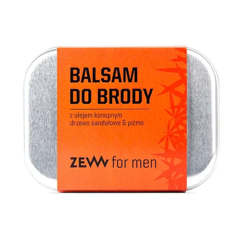 Zew For Men Drzewo Sandałowe & Piżmo, Balsam do brody z olejem konopnym